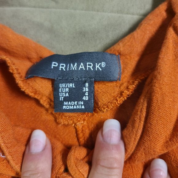 Burnt Orange Romper - Picture 2 of 3